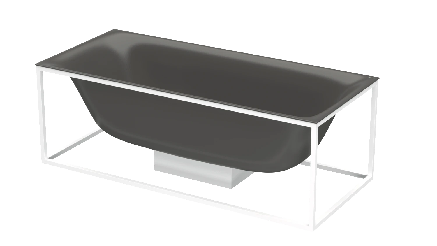 Bette Badewanne „BetteLux Shape“ rechteck 170 × 75 cm in Anthracite