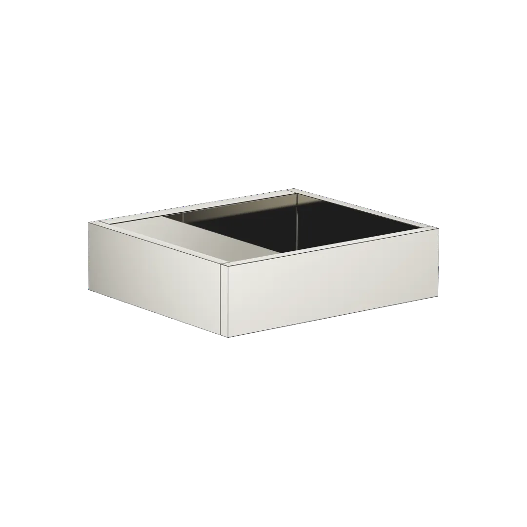 Dornbracht Reserve-Papierrollenhalter - Platin, SERIENSPEZIFISCH 83590780, Breite 132 mm, Höhe 35 mm, Ausladung 116 mm Dornbracht Reserve-Papierrollenhalter - Platin, SERIENSPEZIFISCH 83590780, Breite 132 mm, Höhe 35 mm, Ausladung 116 mm