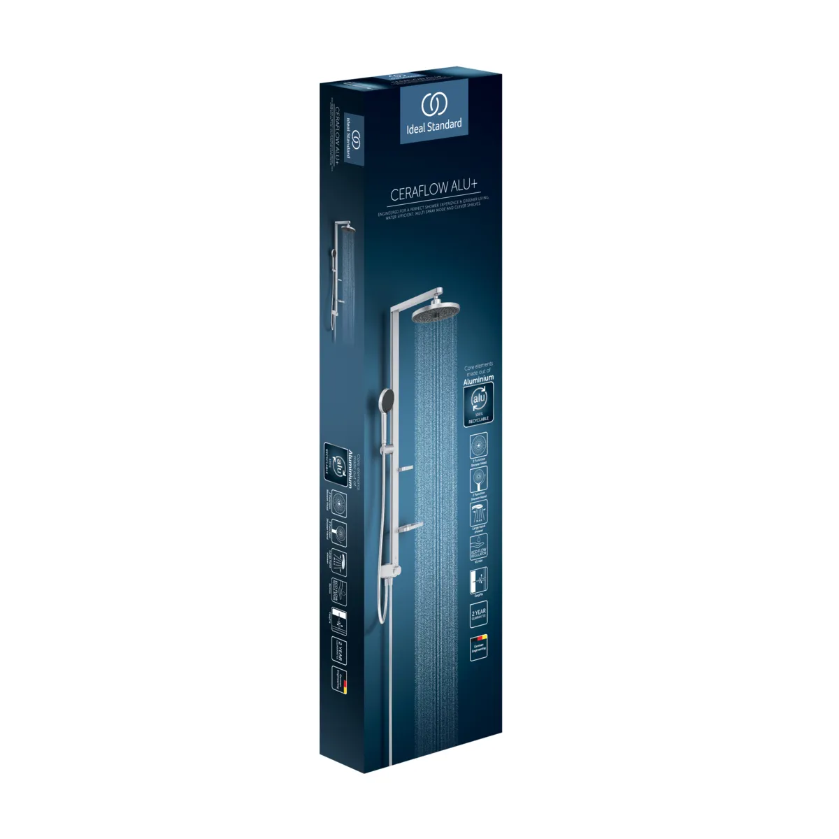 Ideal Standard Ceratwist Alu+ Duschsystem ohne Armatur Silver Ideal Standard Ceratwist Alu+ Duschsystem ohne Armatur Silver