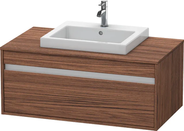 Duravit Waschtischunterschrank wandhängend „Ketho“ 100 × 42,6 × 55 cm Nussbaum Dunkel