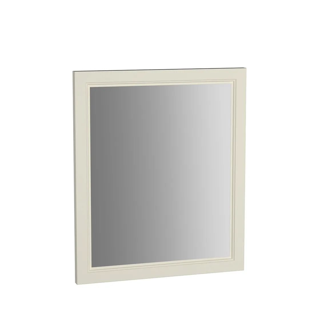 Valarte Flachspiegel Breite 60 cm Elfenbein Matt Größe: 60 cm|Farbe: Elfenbein (matt)