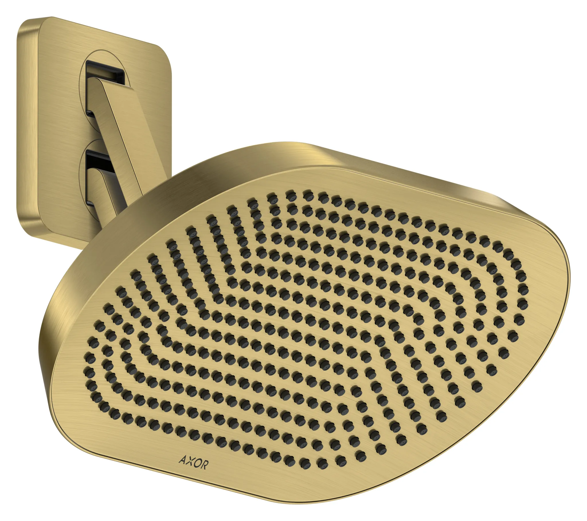 Hansgrohe AXOR ShowerSphere Kopfbrause 370x220 mm, 2jet EcoSmart, beweglicher Brausearm BB, Brushed Brass Hansgrohe AXOR ShowerSphere Kopfbrause 370x220 mm, 2jet EcoSmart, beweglicher Brausearm BB, Brushed Brass
