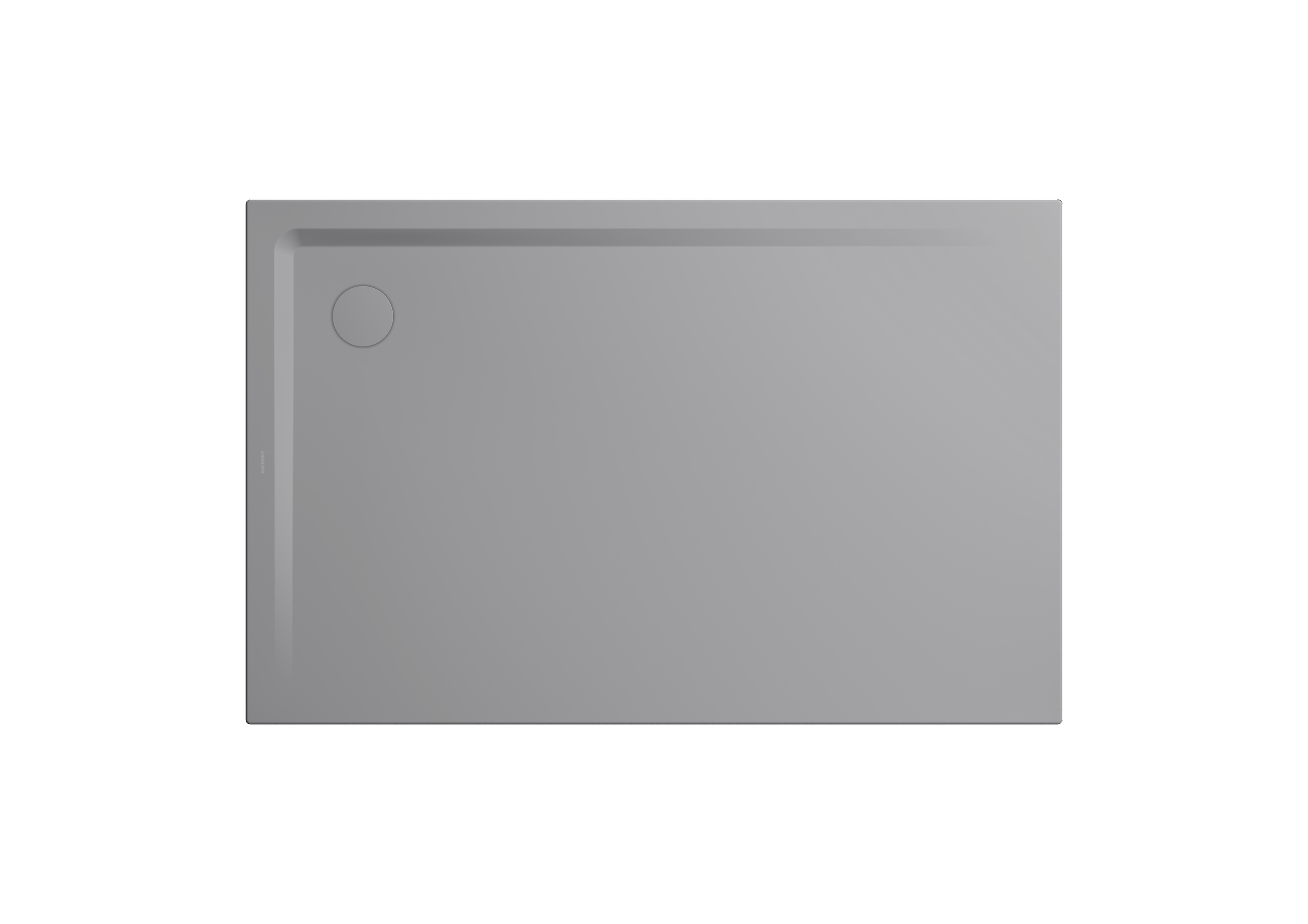 Kaldewei Duschwanne „Superplan“ 80 × 100 cm mit Antislip Secure Plus, in cool grey 30