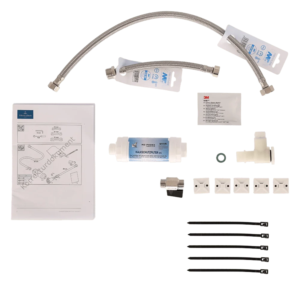 Villeroy & Boch ViClean Kalkschutzfilter-Set, weiß, 230 x 300 x 60 mm