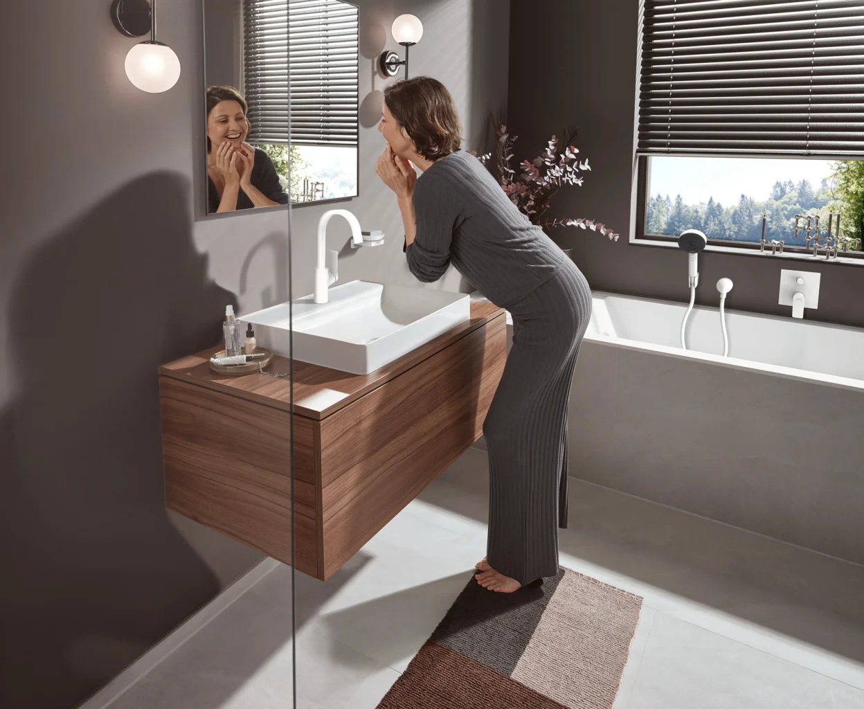 Hansgrohe Vivenis Wannenmischer Unterputz, F-Set m. Sicherungskombi., mattweiß Hansgrohe Vivenis Wannenmischer Unterputz, F-Set m. Sicherungskombi., mattweiß