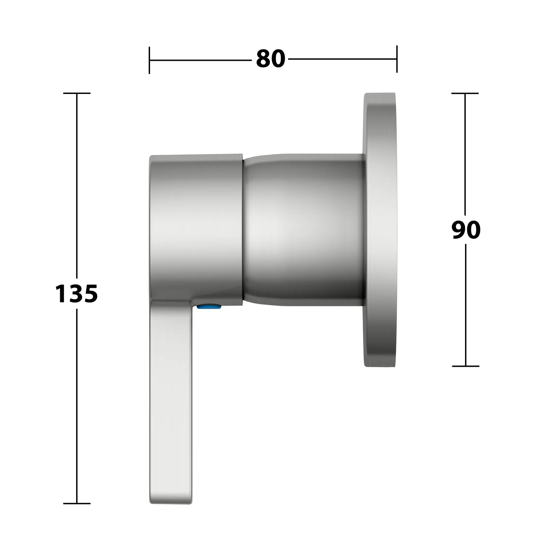 KEUCO EDITION 400 Einhebelmischer Unterputz Edelstahl-finish KEUCO EDITION 400 Einhebelmischer Unterputz Edelstahl-finish