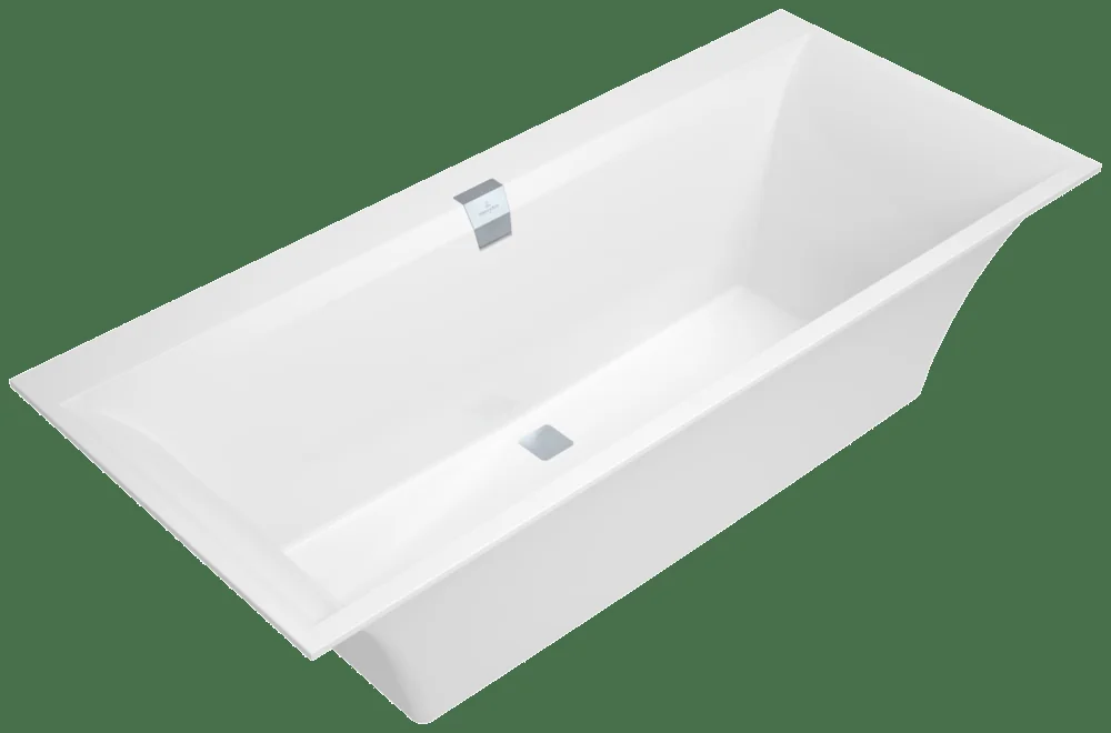 Villeroy & Boch Squaro Edge 12 Badewanne Rechteck Weiß Alpin