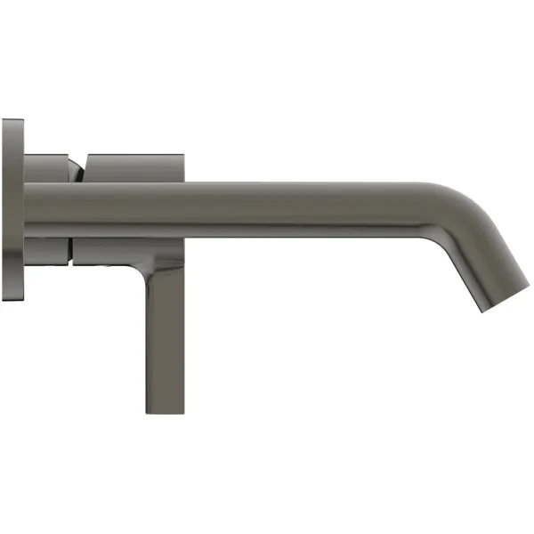 Ideal Standard Joy Armaturen Wand-Waschtischarmatur JOY, BS2, runde Rosette, Ausladung 180mm, Magnetic Grey