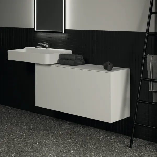 Ideal Standard Waschtischunterschrank „Conca“ 120,2 × 55 × 37,3 cm Weiß matt lackiert