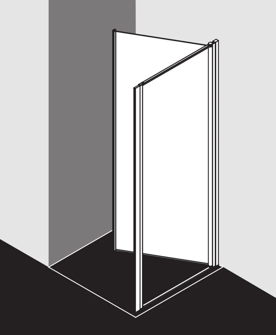 Kermi Duschdesign IBIZA 2000 Seitenwand beweglich Kermi Duschdesign IBIZA 2000 Seitenwand beweglich