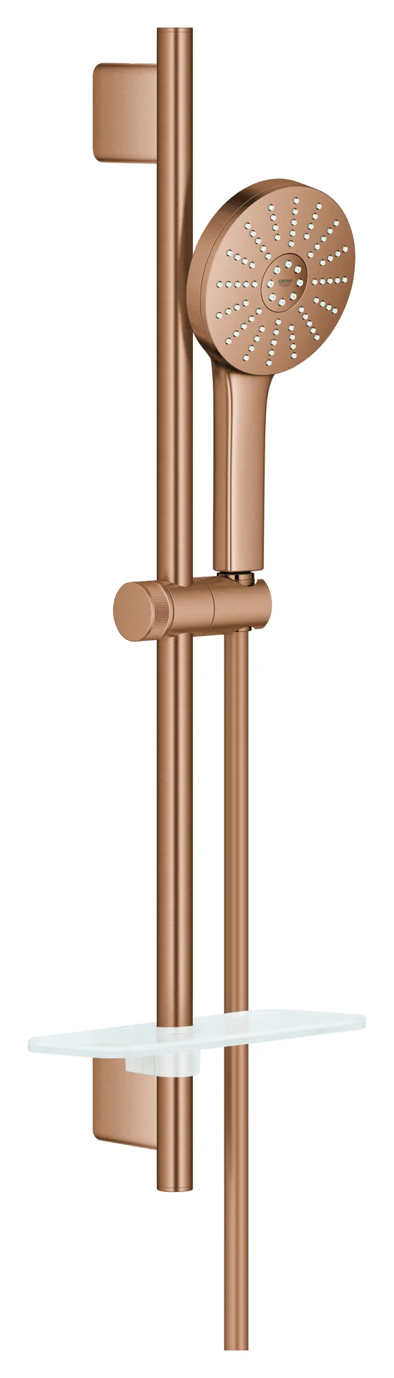 Grohe Brausestangenset Euphoria 120, 3 Strahlarten (Rain, Jet, Booster), 600 mm, warm sunset gebürstet Grohe Brausestangenset Euphoria 120, 3 Strahlarten (Rain, Jet, Booster), 600 mm, warm sunset gebürstet
