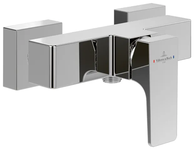 Einhand-Duscharmatur „Architectura Square“ 12,2 cm in Chrom Einhand-Duscharmatur „Architectura Square“ 12,2 cm in Chrom