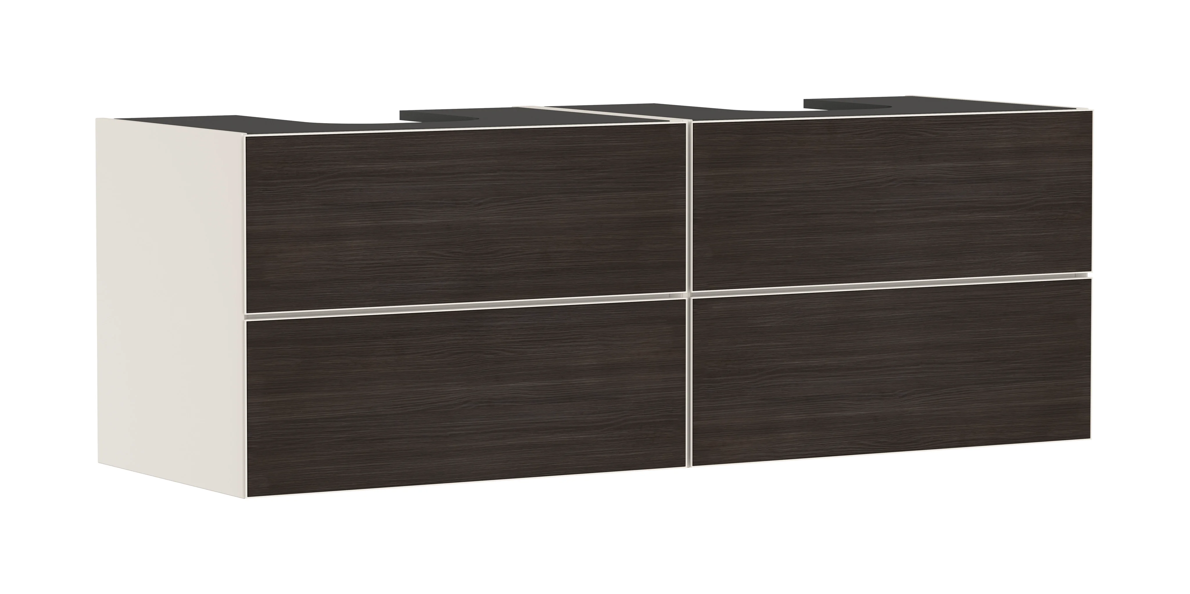 Hansgrohe Xevolos E Waschtischunterschrank Sandbeige Matt, 1.570 x 550 mm, 4 Schubkästen, grifflos mit PushOpen und SoftClose, vormontiert Hansgrohe Xevolos E Waschtischunterschrank Sandbeige Matt, 1.570 x 550 mm, 4 Schubkästen, grifflos mit PushOpen und SoftClose, vormontiert