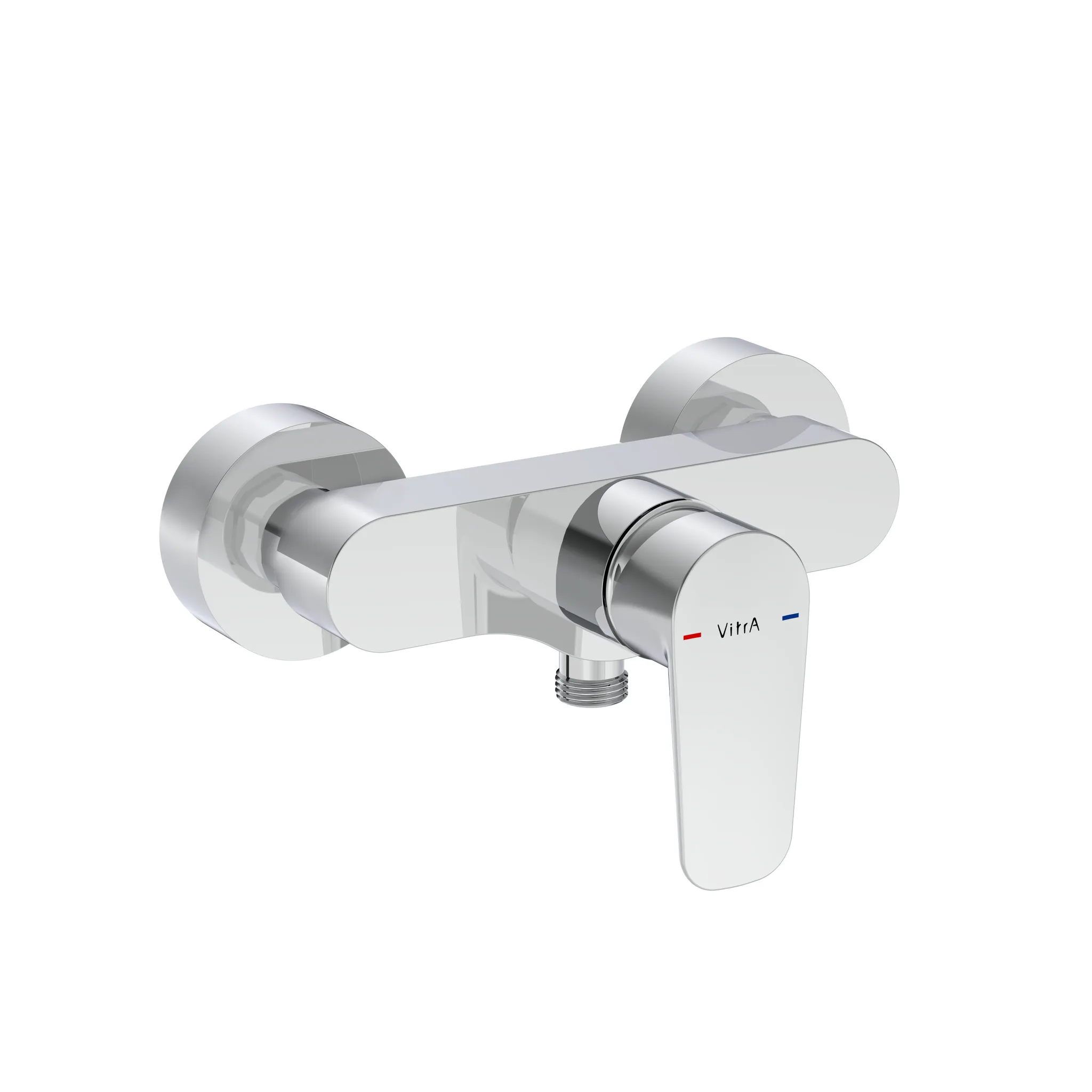 Flow Soft Einhebel-Brausearmatur Aufputzmontage Chrom Flow Soft Einhebel-Brausearmatur Aufputzmontage Chrom