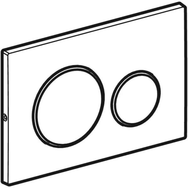 Sigma20 Betätigungsplatte für 2-Mengen-Spülung, verschraubbar: gebürstet, easy-to-clean-beschichtet, poliert Sigma20 Betätigungsplatte für 2-Mengen-Spülung, verschraubbar: gebürstet, easy-to-clean-beschichtet, poliert