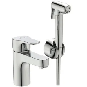 Waschtischarmatur m.sep.Seitenbrause H80 Cerabase ohne Ablaufgarnitur Ausladung 106mm Chrom Waschtischarmatur m.sep.Seitenbrause H80 Cerabase ohne Ablaufgarnitur Ausladung 106mm Chrom