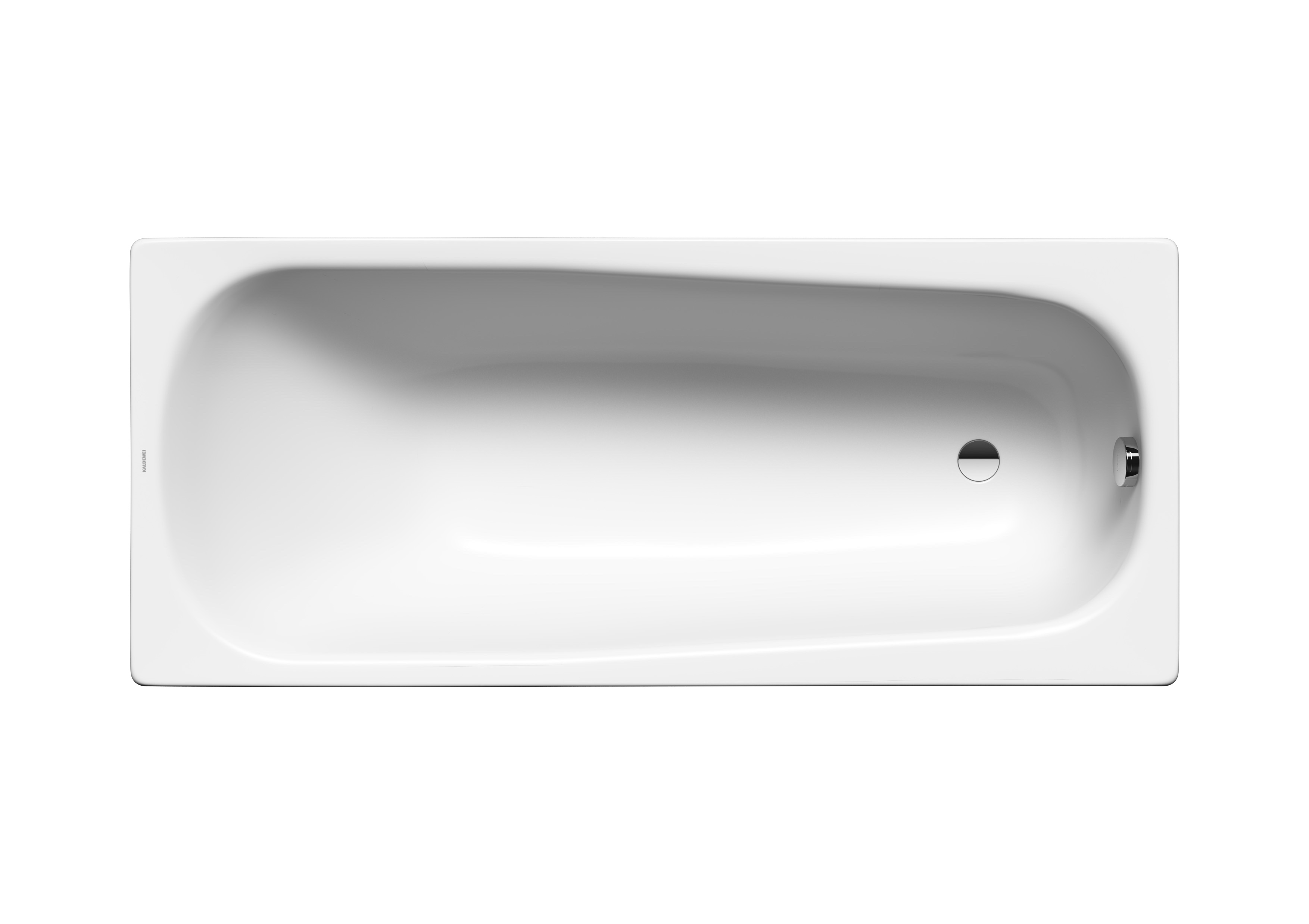 Kaldewei rechteck Badewanne „Saniform“ 175 × 75 cm in alpinweiß, 