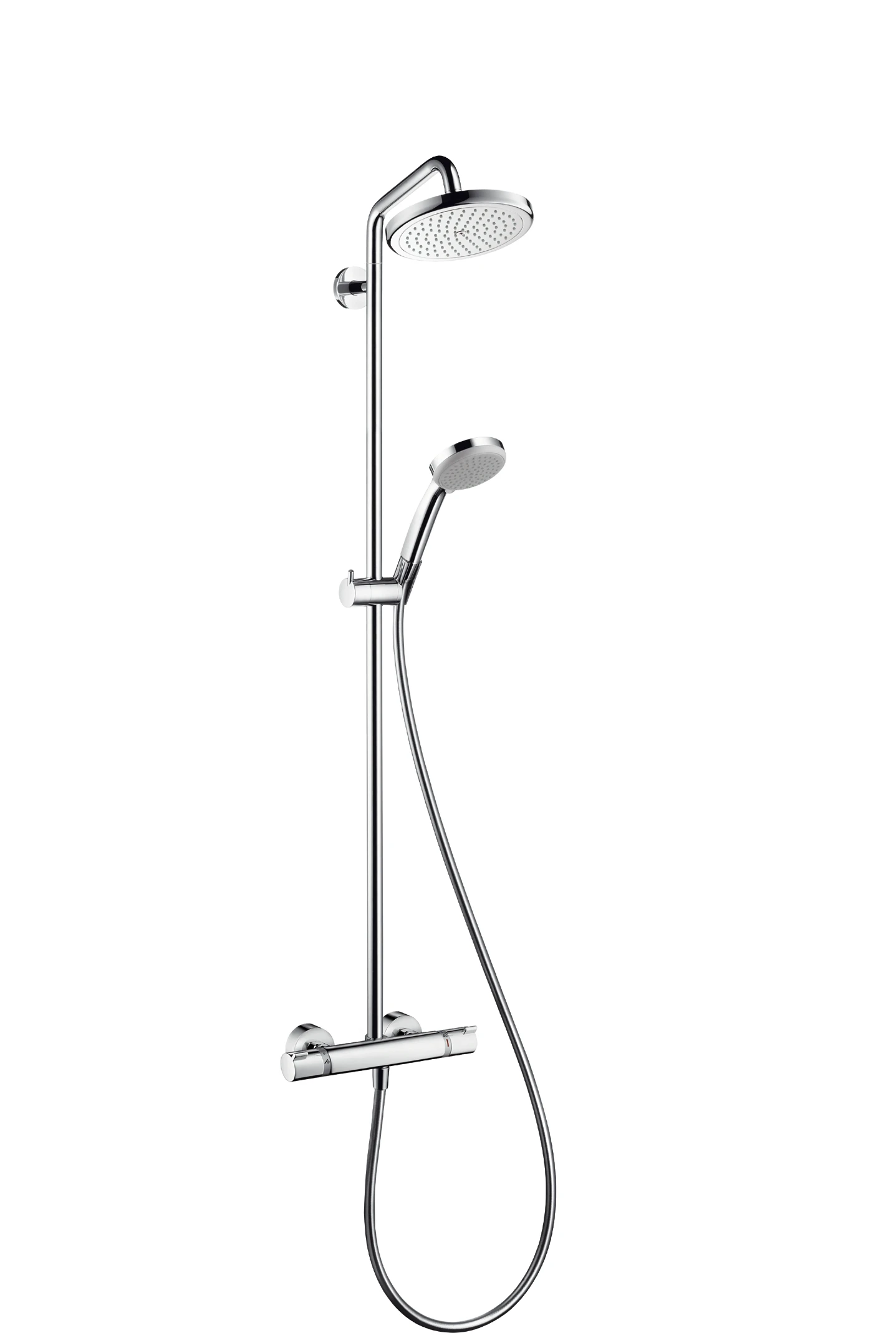 Showerpipe Croma 220 für Dusche chrom mit Thermostat