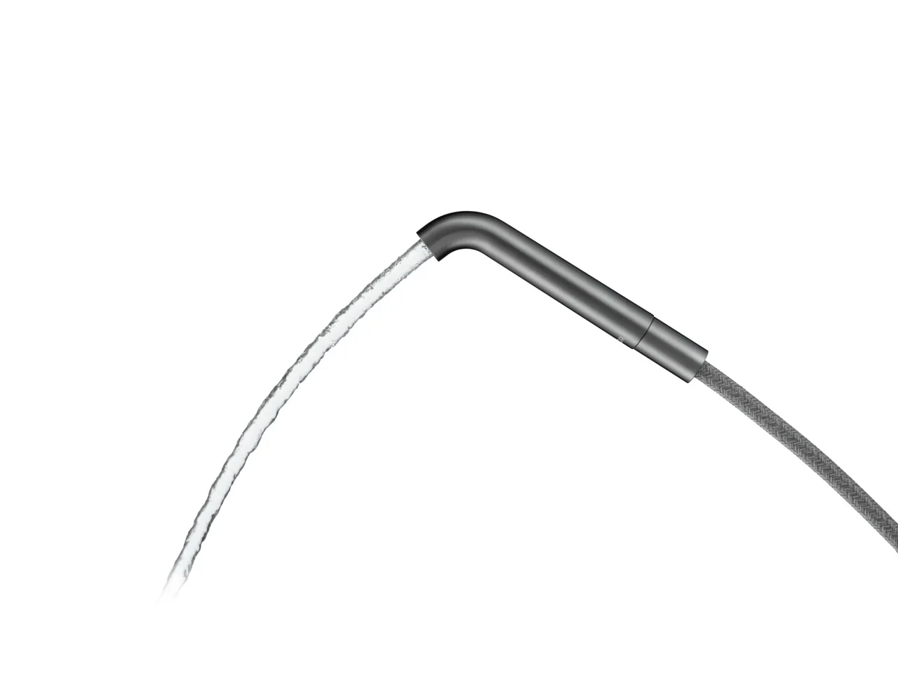 Hansgrohe AXOR One Gießrohr Kneipp, Brushed Black Chrome – Laminarstrahl mit Strahlformer, max. Durchfluss 13 l/min bei 3 bar, für Kaltwasseranschluss und Durchlauferhitzer geeignet