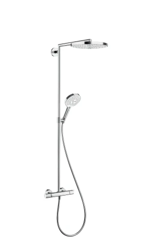 Showerpipe Raindance Select weiss/chrom mit Kopfbrause S 240 2jet