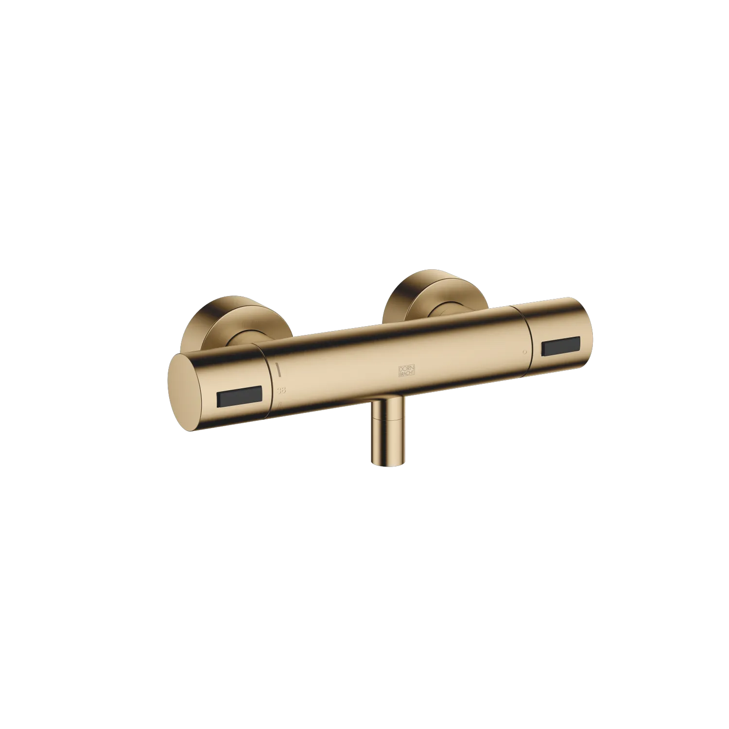 Dornbracht Brause-Thermostat für Wandmontage Dark Brass gebürstet