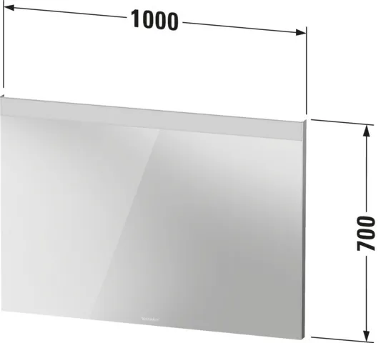 Duravit Spiegel „Licht & Spiegel“ 100 × 70 cm Duravit Spiegel „Licht & Spiegel“ 100 × 70 cm