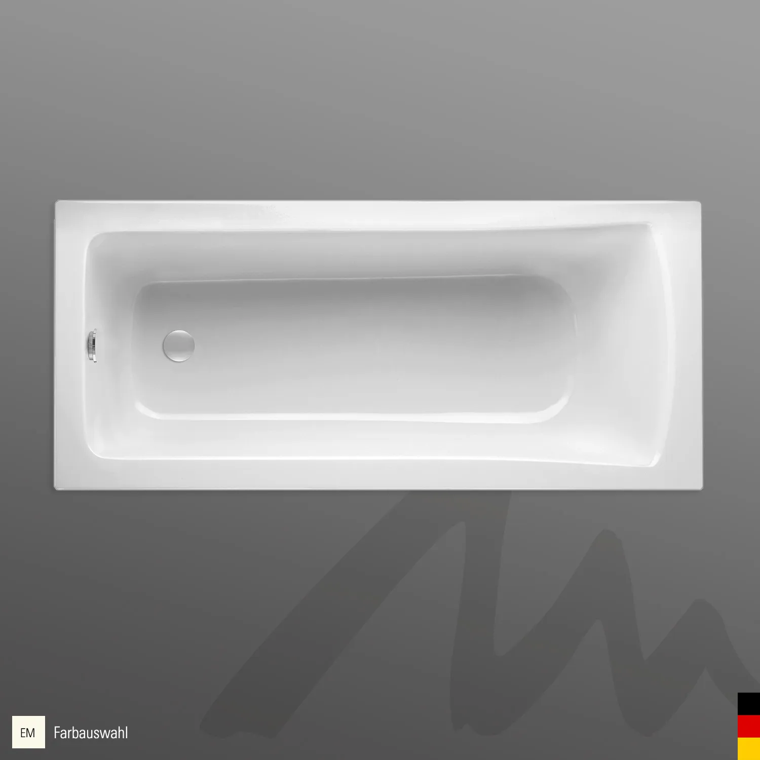 Mauersberger jucunda Acryl-Badewanne Rechteckform 160⁄70 uno Mauersberger jucunda Acryl-Badewanne Rechteckform 160⁄70 uno