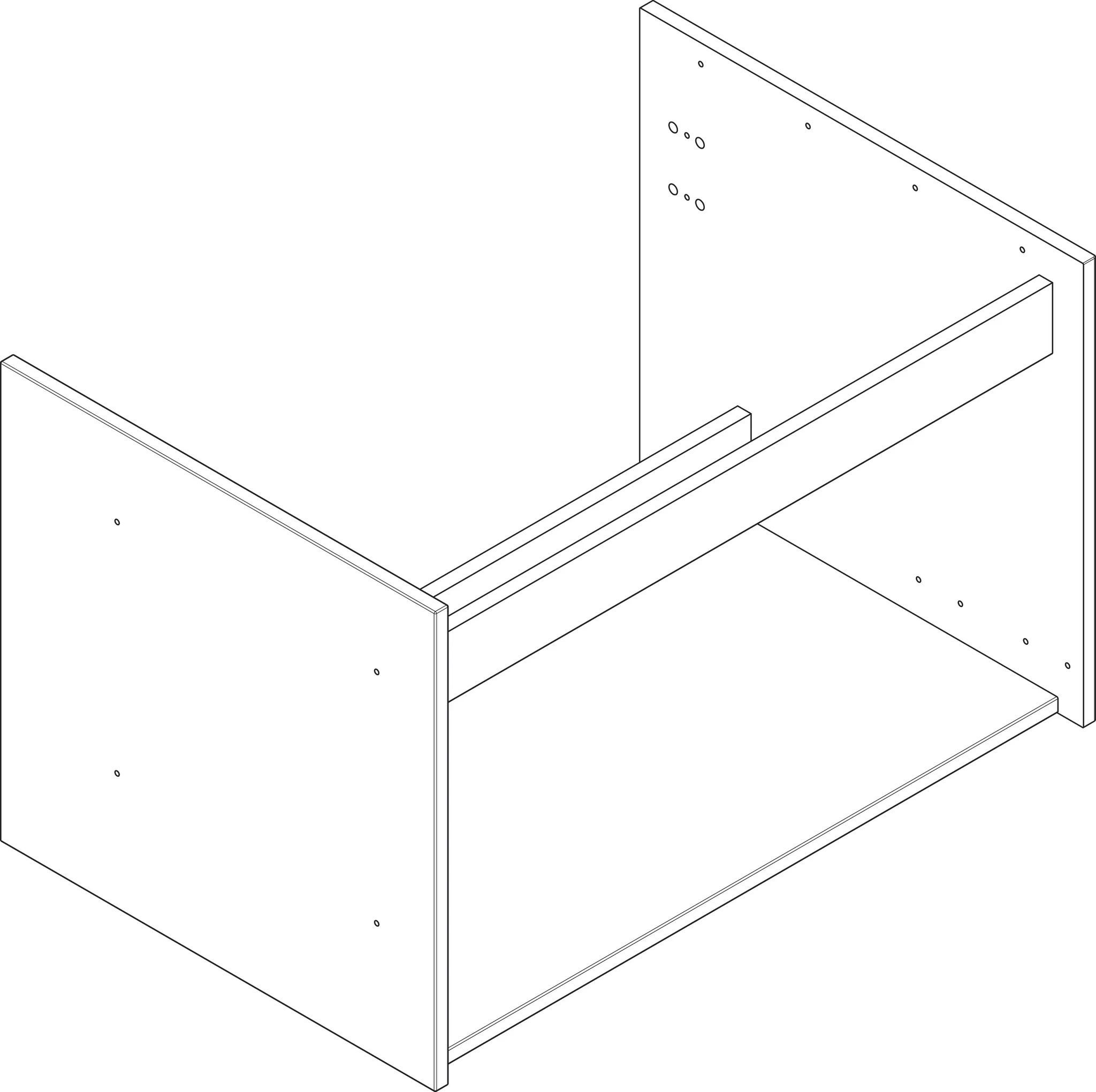 Hansgrohe Korpus_WXTS079_Rechts DGM inkl. Befestigung Hansgrohe Korpus_WXTS079_Rechts DGM inkl. Befestigung