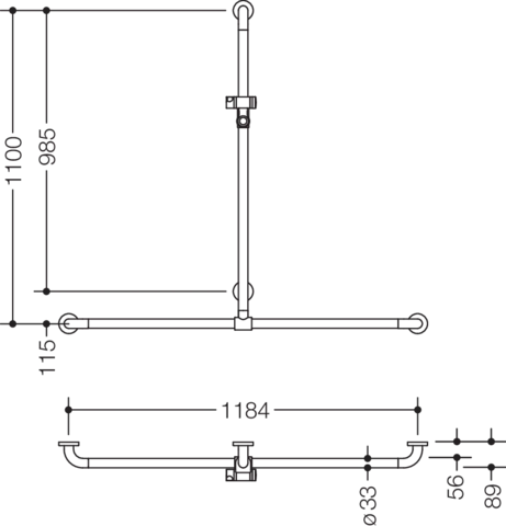 HEWI Haltegriff „Serie 801“