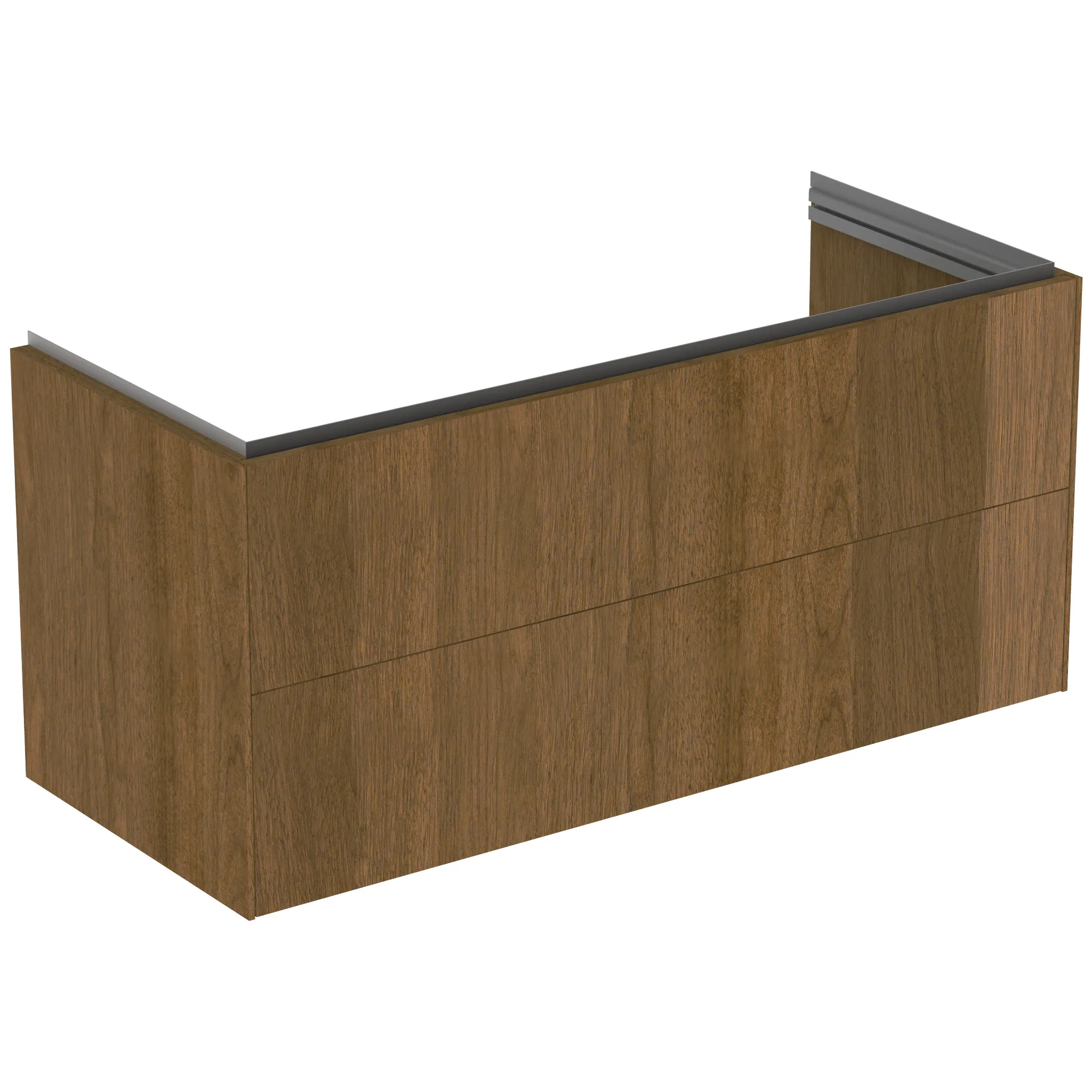 Ideal Standard Möbelwaschtischunterschrank Conca 1200x505x550mm Walnuss Dunkel Ideal Standard Möbelwaschtischunterschrank Conca 1200x505x550mm Walnuss Dunkel