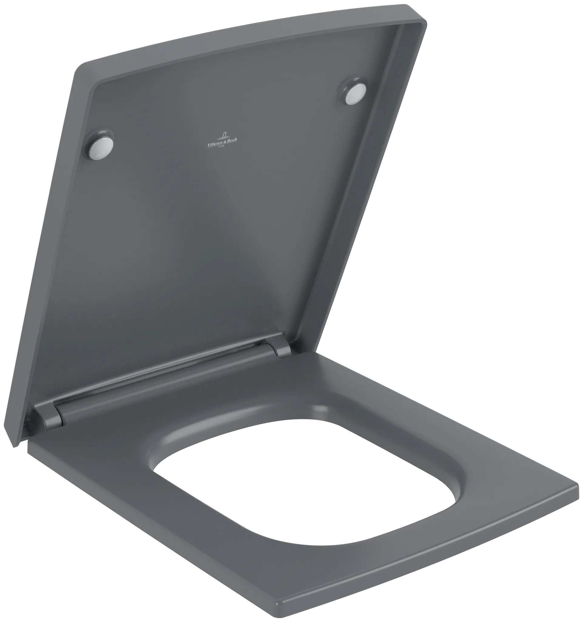 WC-Sitz „Memento 2.0“ in Graphite, Quick Release, Soft Closing