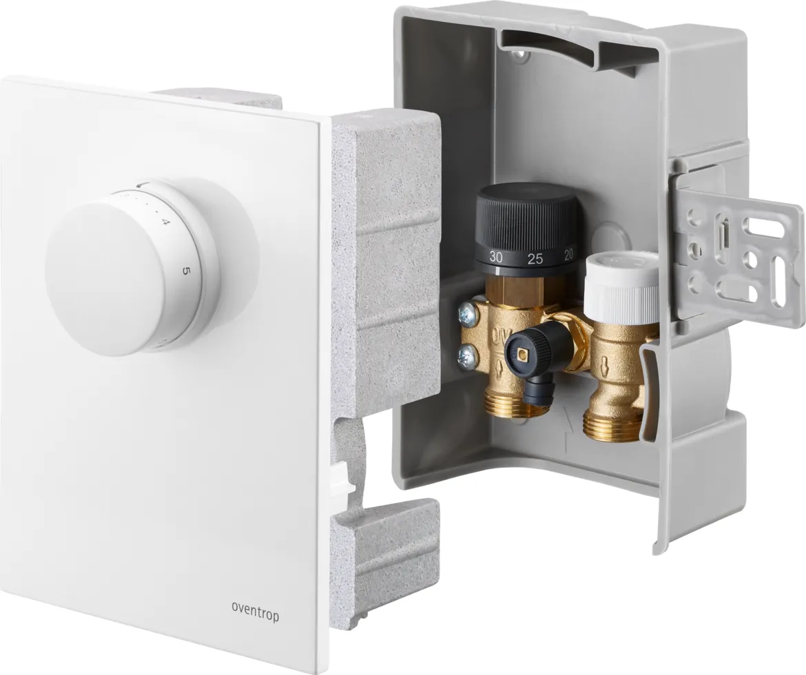 Oventrop Einzelraumregelung „Unibox T-RTL“ mit Thermostatventil und Rücklauftemperaturregelung in weiß Oventrop Einzelraumregelung „Unibox T-RTL“ mit Thermostatventil und Rücklauftemperaturregelung in weiß