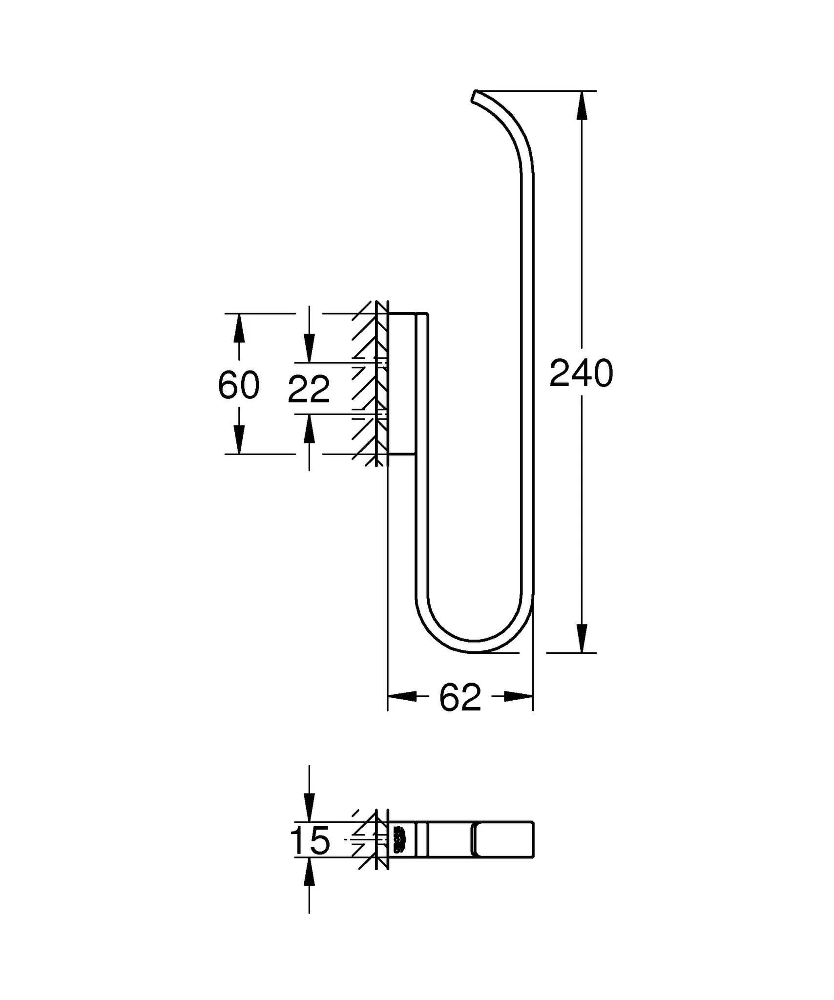 Grohe Reserve-Toilettenpapierhalter Selection 41067, nickel gebürstet Grohe Reserve-Toilettenpapierhalter Selection 41067, nickel gebürstet