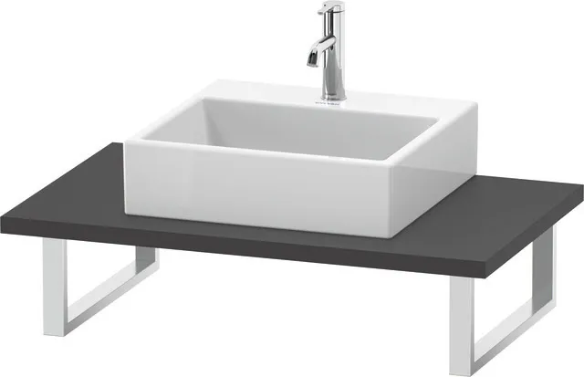 Duravit Konsole „DuraStyle“, mittig in Graphit Matt