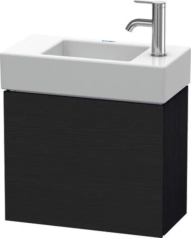 Duravit Waschtischunterschrank wandhängend „L-Cube“ 48 × 40 × 24 cm Eiche Schwarz Duravit Waschtischunterschrank wandhängend „L-Cube“ 48 × 40 × 24 cm Eiche Schwarz