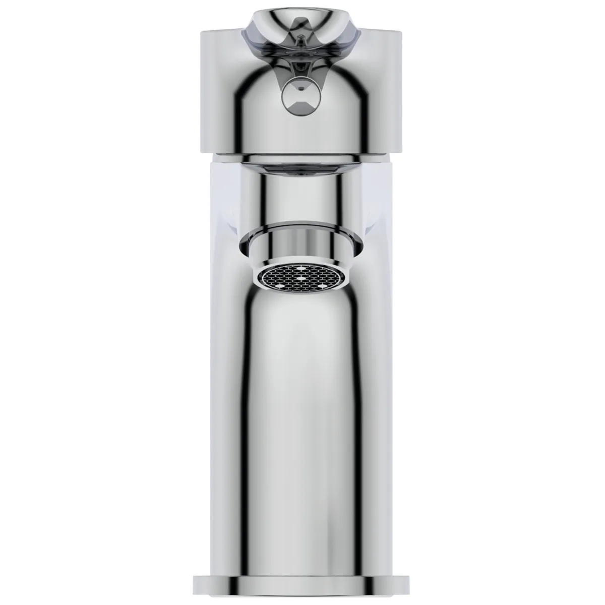 Waschtischarmatur Alpha, mit Ablaufgarnitur aus Kunststoff, Ausladung 115mm, Chrom Waschtischarmatur Alpha, mit Ablaufgarnitur aus Kunststoff, Ausladung 115mm, Chrom