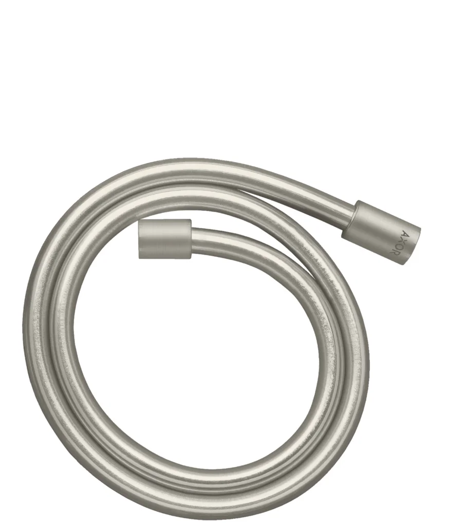 Hansgrohe AXOR ShowerSolutions Brauseschlauch 1,25 m Edelstahl Optic mit zylindrischen Muttern Hansgrohe AXOR ShowerSolutions Brauseschlauch 1,25 m Edelstahl Optic mit zylindrischen Muttern