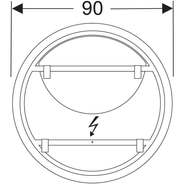 Geberit Spiegel „Option“, rechteckig Geberit Spiegel „Option“, rechteckig