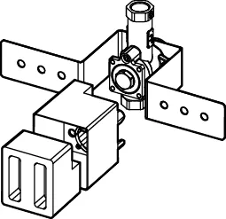 TECEbox Urinalspülergehäuse U 1 mit Haltebügel TECEbox Urinalspülergehäuse U 1 mit Haltebügel
