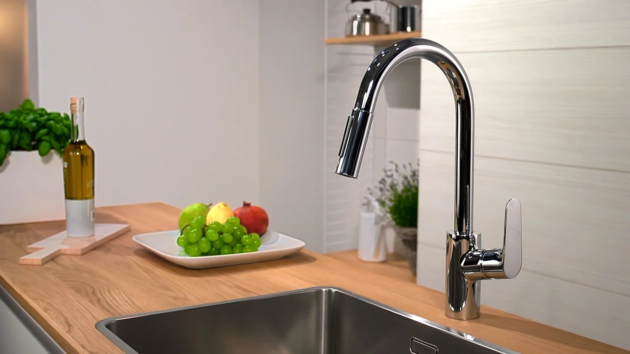Hansgrohe Spültischmischer Focus M41, Chrom, Ausziehbrause 2jet, ComfortZone 240, Schwenkbereich 110° oder 150°, max. Durchfluss 10 l/min, Keramikmischsystem Hansgrohe Spültischmischer Focus M41, Chrom, Ausziehbrause 2jet, ComfortZone 240, Schwenkbereich 110° oder 150°, max. Durchfluss 10 l/min, Keramikmischsystem