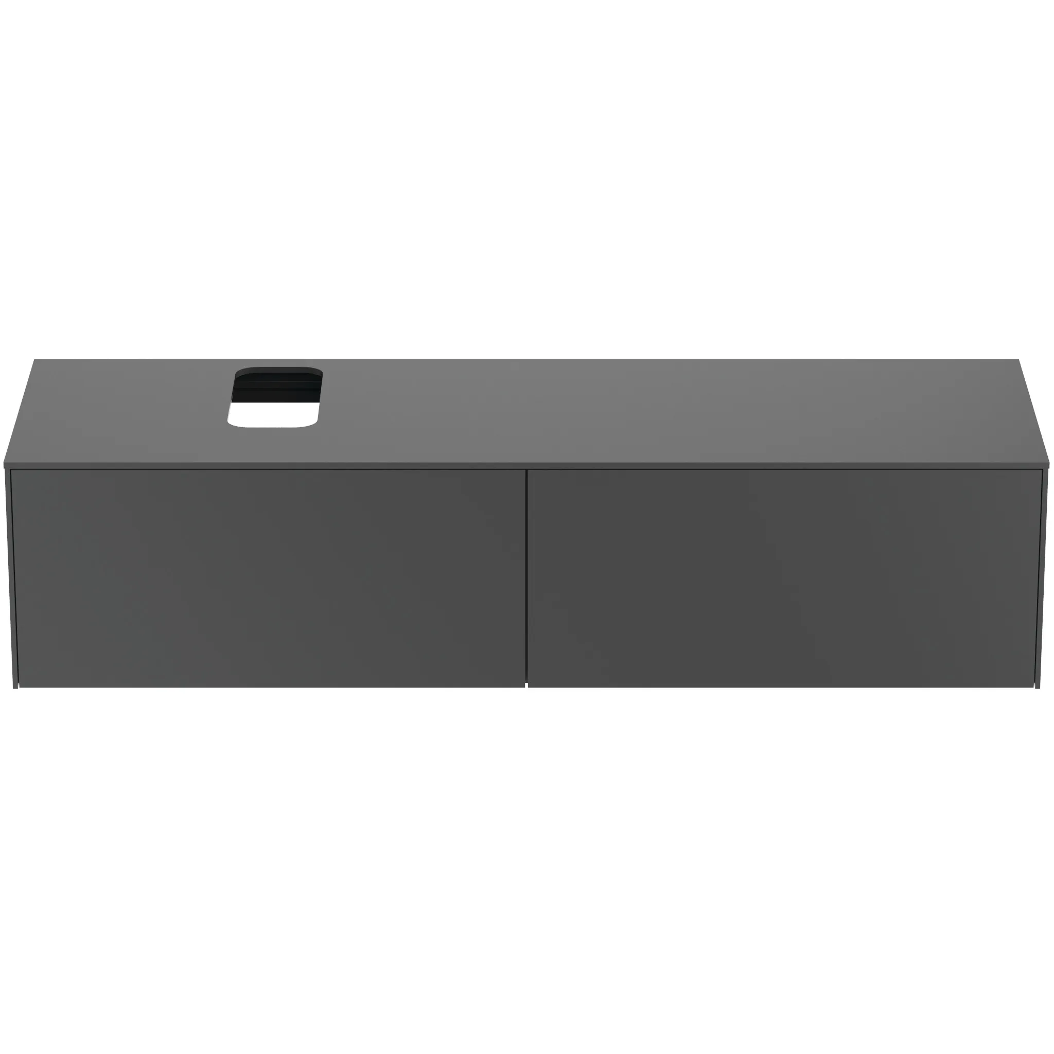 Ideal Standard Waschtischunterschrank Conca, 2 Auszüge, anthrazit