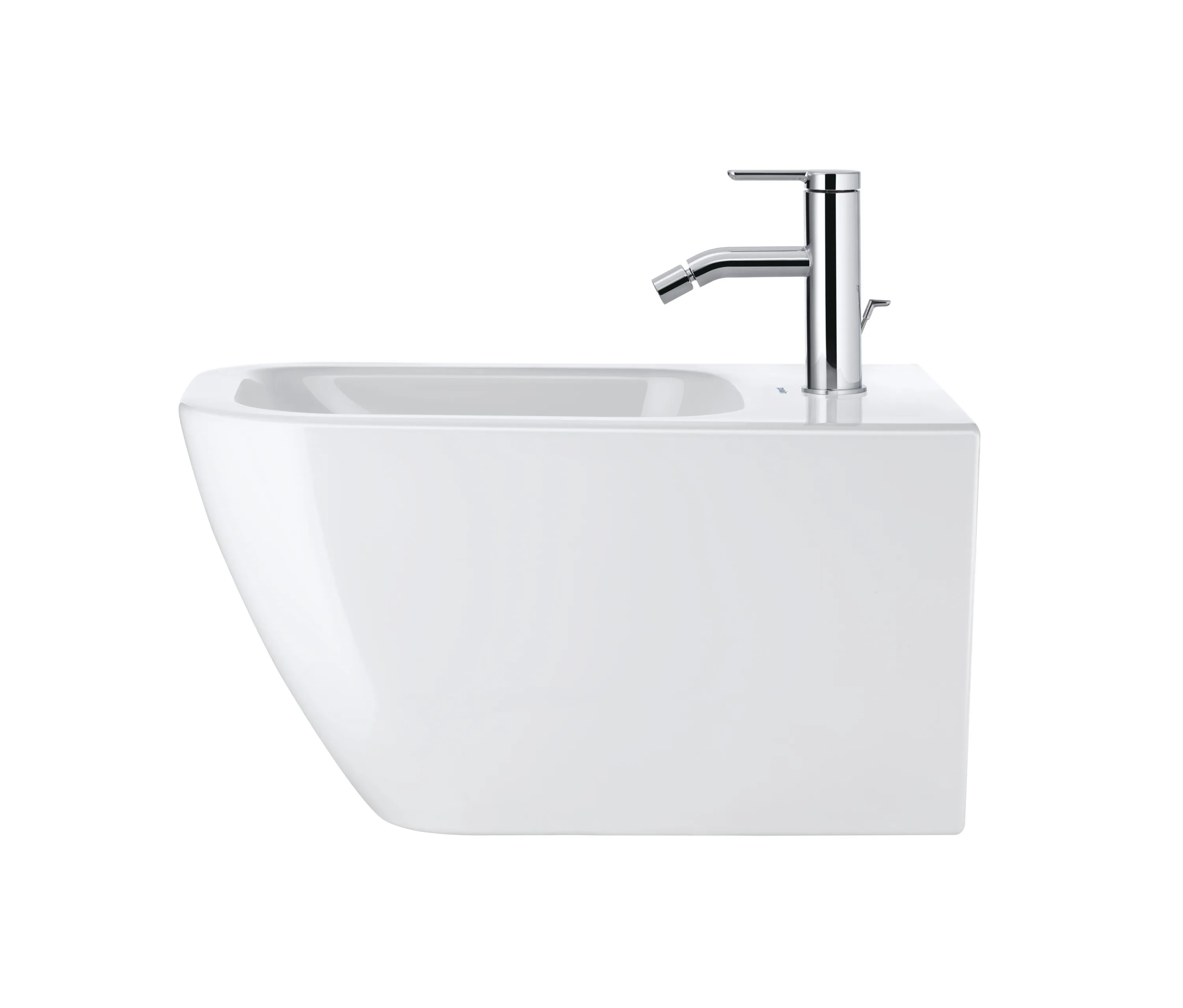 Duravit Wand-Bidet „Happy D.2“, Befestigung verdeckt 36,5 × 54 × 28,5 cm