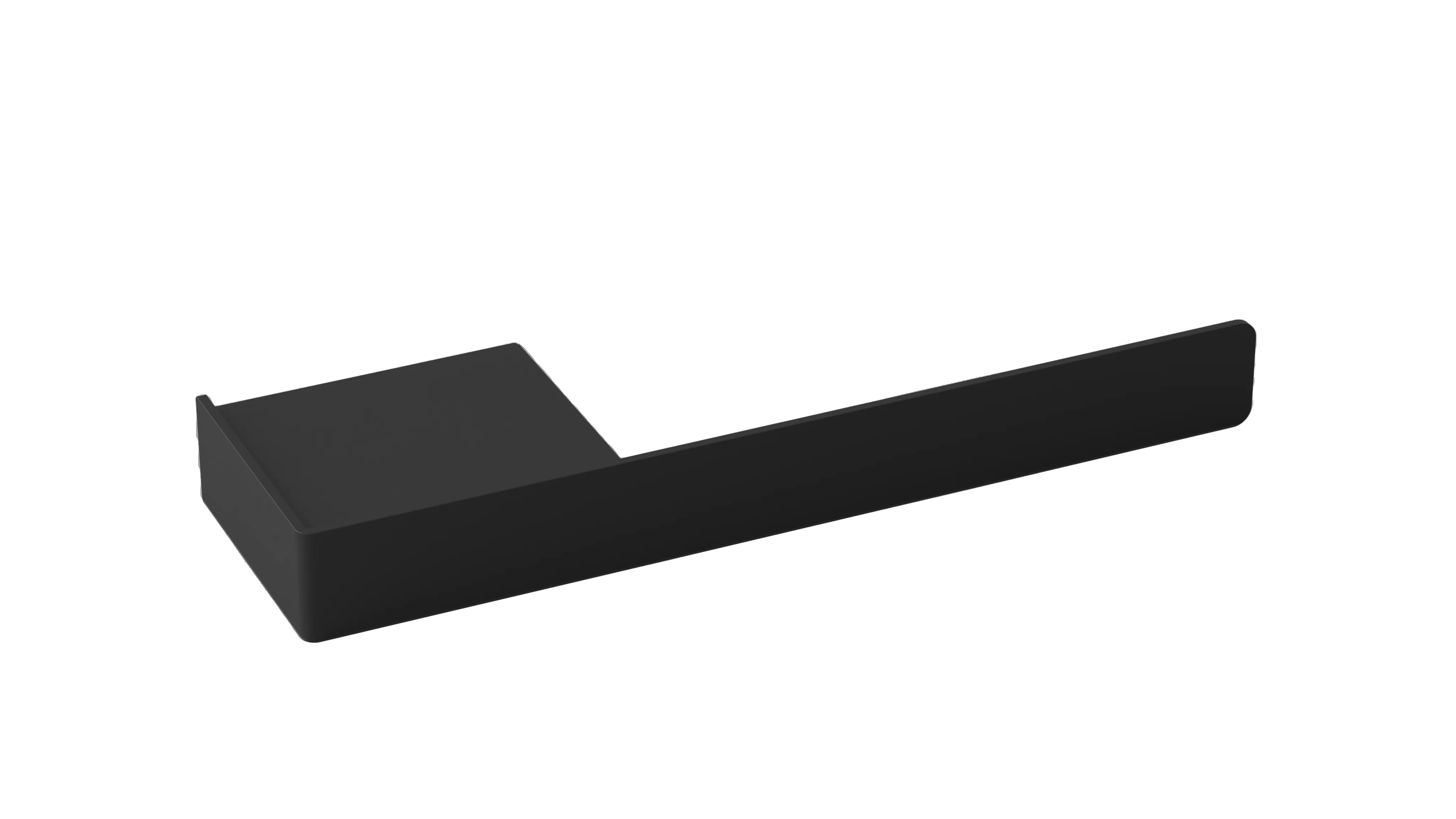 Kermi Handtuchbügel seitlich offen nach rechts „Multi+“, links in schwarz Kermi Handtuchbügel seitlich offen nach rechts „Multi+“, links in schwarz