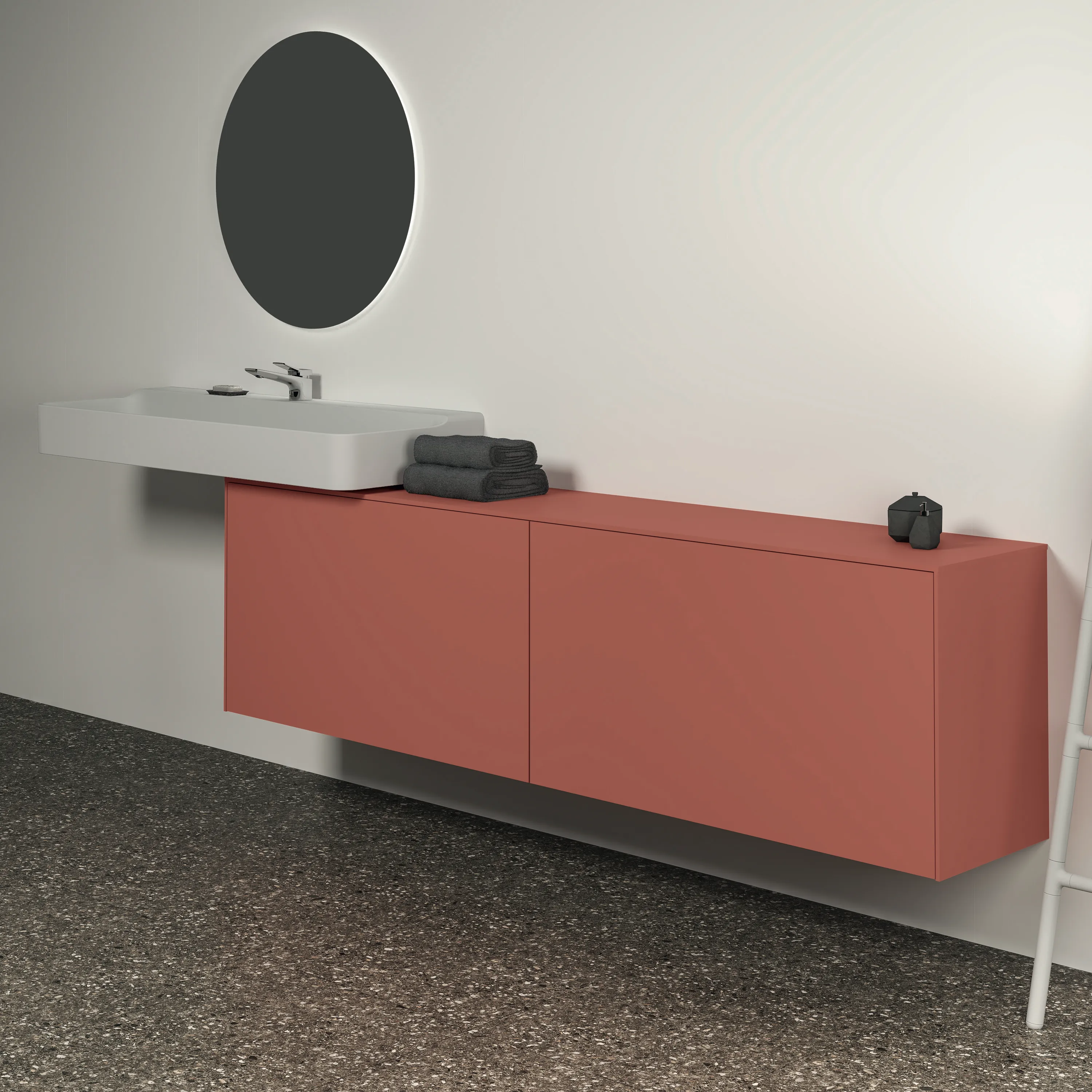 Ideal Standard Waschtischunterschrank Conca, 2 Auszüge, Sunset, 1987x373x550 mm