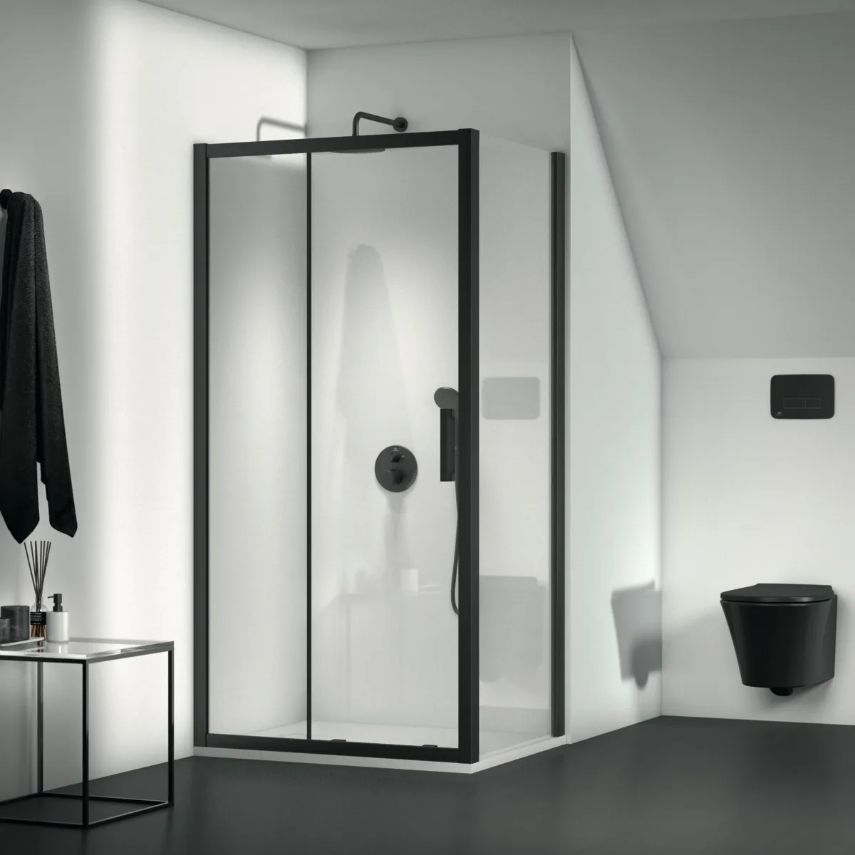 Betätigungsplatte M3 Oleas, mechanische Auslösung, Schwarz Betätigungsplatte M3 Oleas, mechanische Auslösung, Schwarz