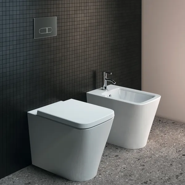 Ideal Standard Bidet „BlendCube“, Befestigung verdeckt 35,5 × 56 × 40 cm in Weiß