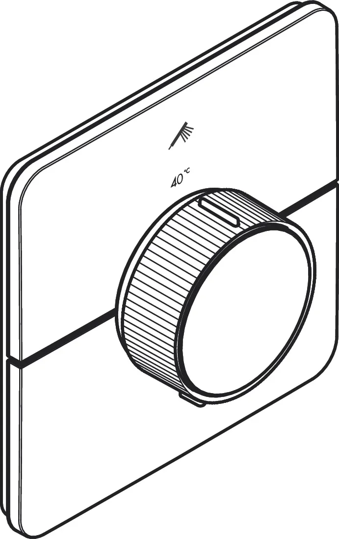 AXOR ShowerSelect ID Thermostat Unterputz softsquare für 1 Verbraucher Chrom AXOR ShowerSelect ID Thermostat Unterputz softsquare für 1 Verbraucher Chrom