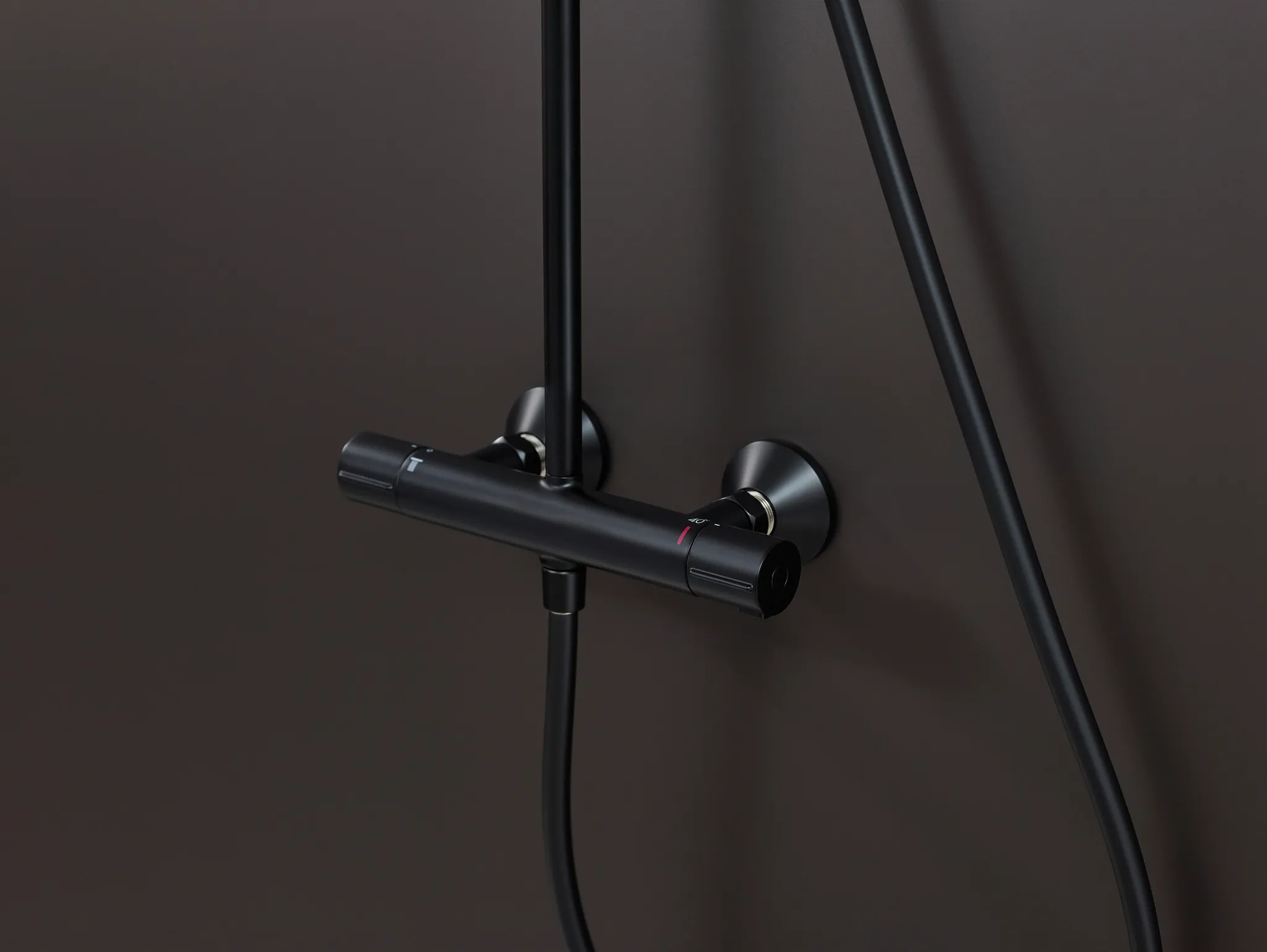 Showerpipe 200 1jet Vernis Blend chrom mit Brausethermostat Showerpipe 200 1jet Vernis Blend chrom mit Brausethermostat