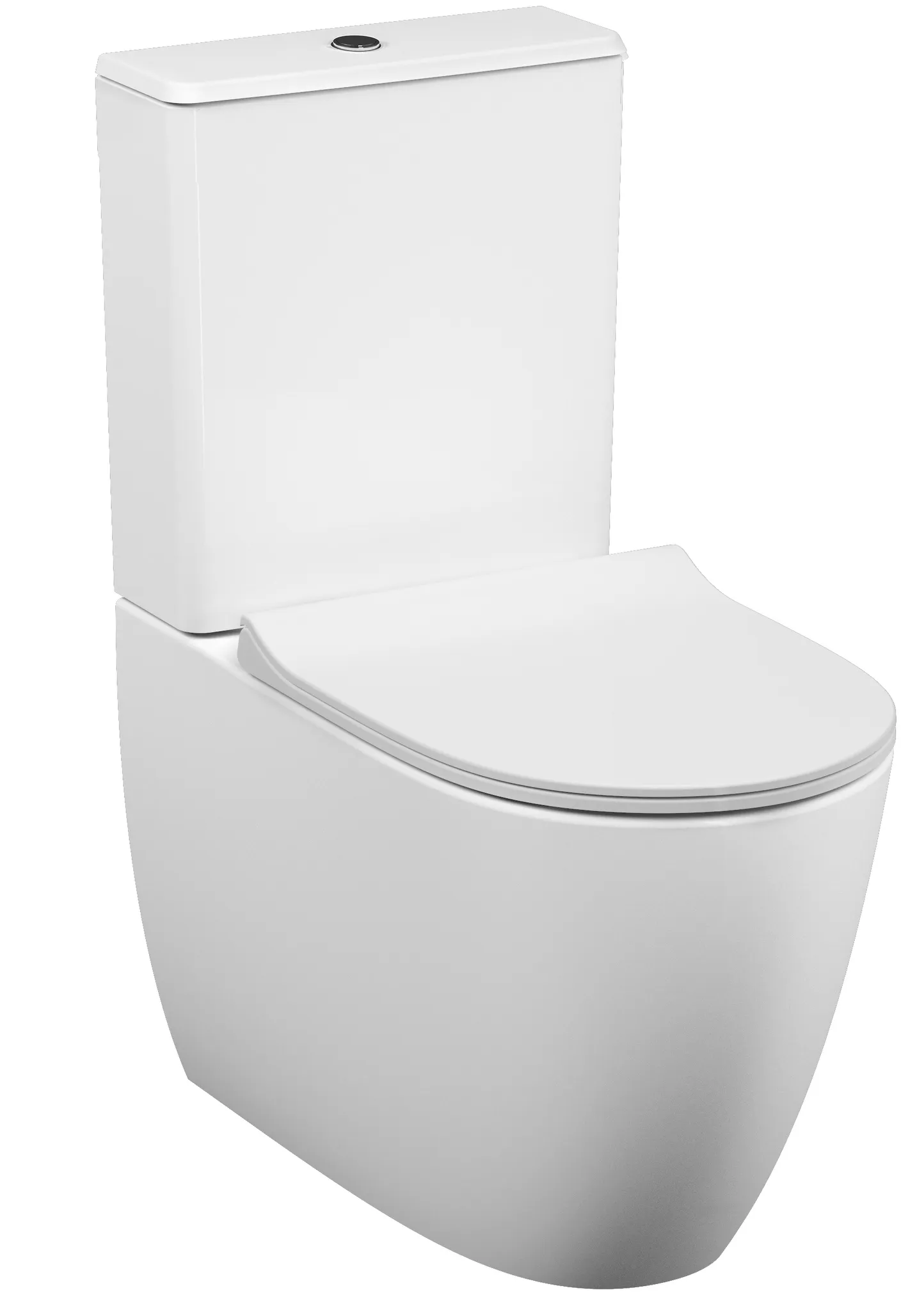 VitrA Sento Tiefspüler-Stand-WC-Kombination Flush 2.0 Back-to-wall Weiß Hochglanz VitrA Sento Tiefspüler-Stand-WC-Kombination Flush 2.0 Back-to-wall Weiß Hochglanz
