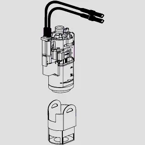 SANIT Auslaufarmatur UP-Spülkasten 8cm